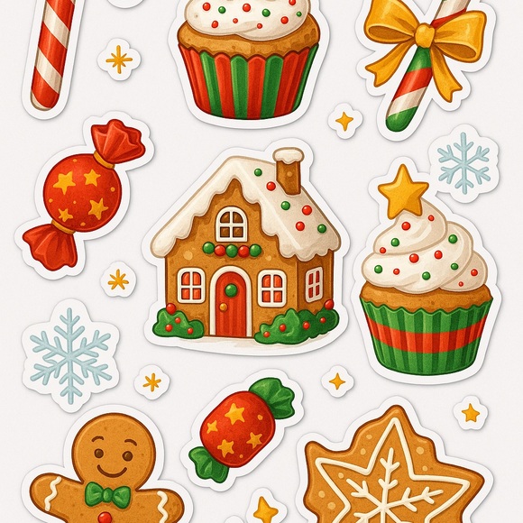 Christmas Holiday Sticker Set - Picture 3 of 9